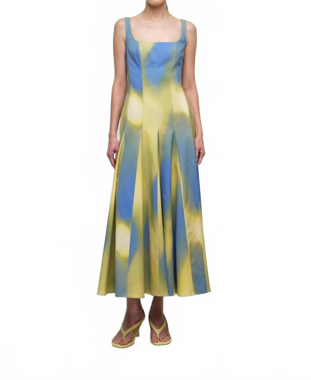 NEW SIMKHAI lara midi dress in golden hour twilight